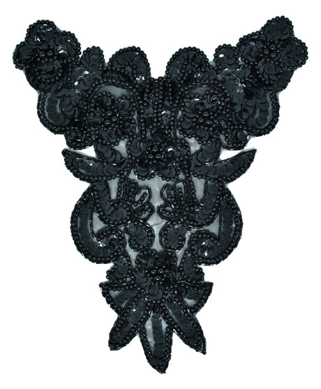 Sequins Beaded Applique 7.5 x 9.5