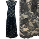 Embroidered Corded Bridal Lace Ivory