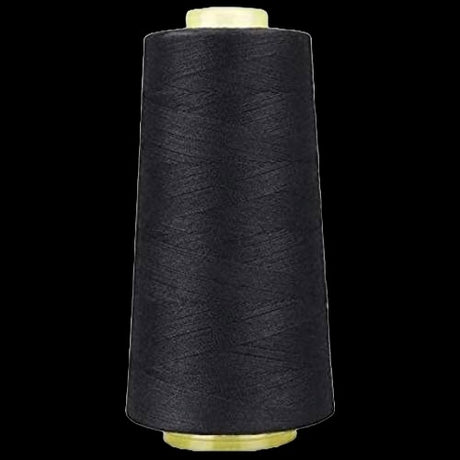 6000 Yard Sewing Thread Spun Polyester Fabric - All Purpose Overlock Cone, Baby Blue, 6000 Yards