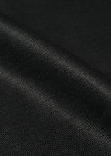 1 Yard Solid Black Midweight Pure Linen Fabric 8 oz Durable 60 Inches Wide