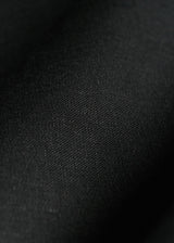 1 Yard Black Pure Linen Fabric 7 oz Flat Weave 58 Inches Wide