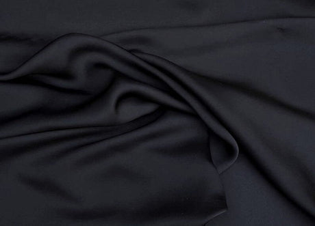 Black Tissue Satin