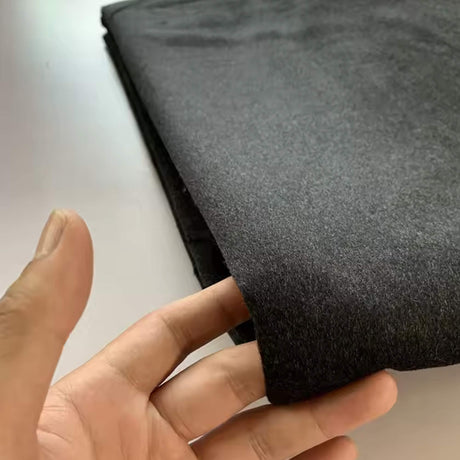 High End Thickened Autumn Winter Cashmere Wool Woolen Fabric Fabric Solid Color Wool Clothing DIY Cashmere Coat Fabric Low Price