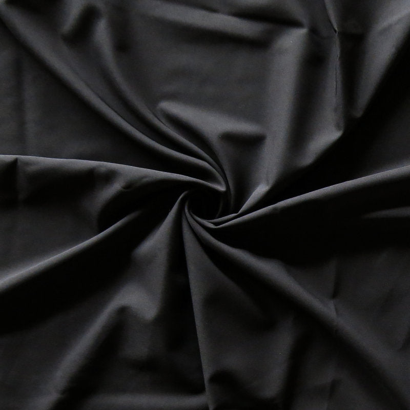 Flow Stretch Boardshort Fabric Solid Black UPF 50+