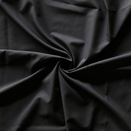 Flow Stretch Boardshort Fabric Solid Black UPF 50+