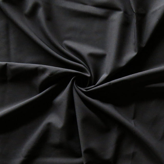 Flow Stretch Boardshort Fabric Solid Black UPF 50+
