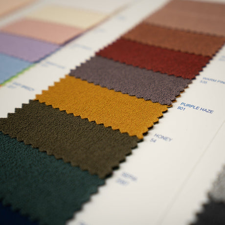 Blast Textured Spandex Fabric - Color Card Swatches, 19 Colors (1 Card)