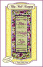 Machine Embroidery Bless Wall Hanging Pattern