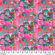Cotton Print Blocks Pink Colori Fabric 44/45"