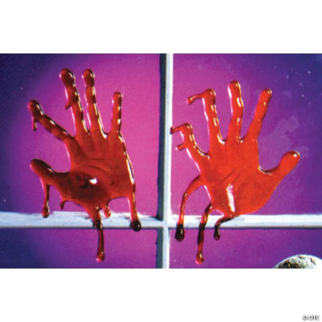 Bloody Handprint Window Clings