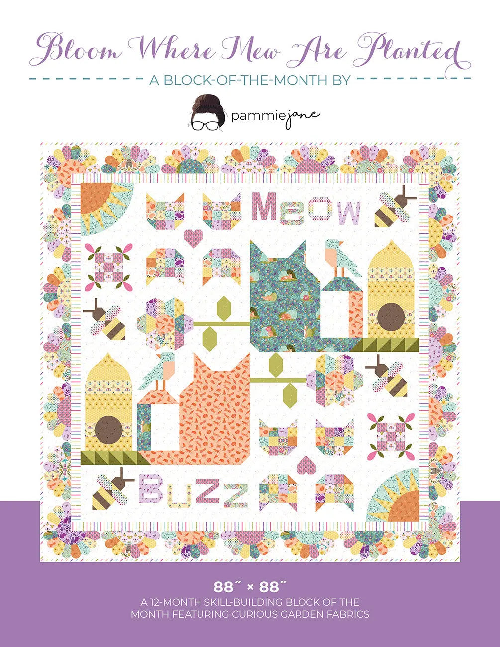 Quilt Pattern Bloom Where Mew Are Planted