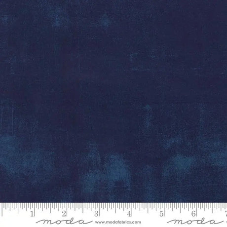 Cotton Grunge Basics Navy Fabric 44/45"