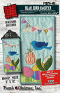 Blue Bird Easter Machine Embroidery Wall Hanging