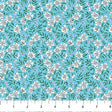 Cotton Print Blue Blossoms Pocket Posies Fabric 44/45"