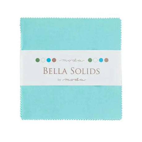 MODA Bella Solids Egg Blu Charm Pack Precuts