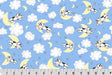 Quilting Cuddle Fabric Blue Goodnight Farm Over The Moon