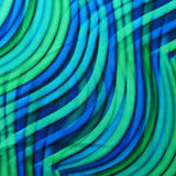 Electric Kool-Aid Polyester Spandex Fabric - Abstract Print, Blue/Green Or Pink/Red, Four-Way Stretch, 58/60" Width (1 Yard)