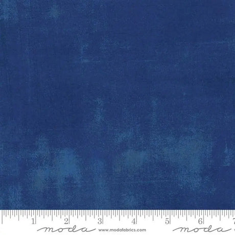 Cotton Fabric Blue Grunge Basics Cobalt 44/45