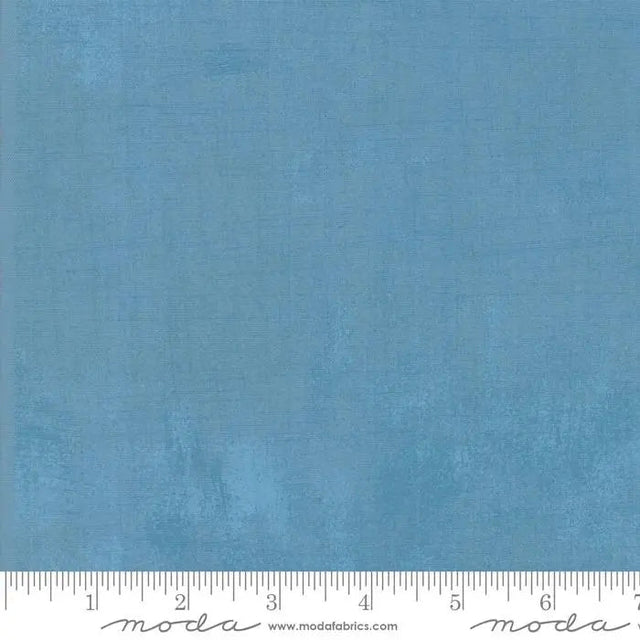 Cotton Fabric Blue Grunge Basics Grotto 44/45" Per Yard