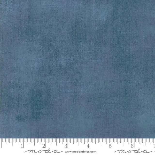 Cotton Fabric Blue Grunge Basics Harbor 44/45