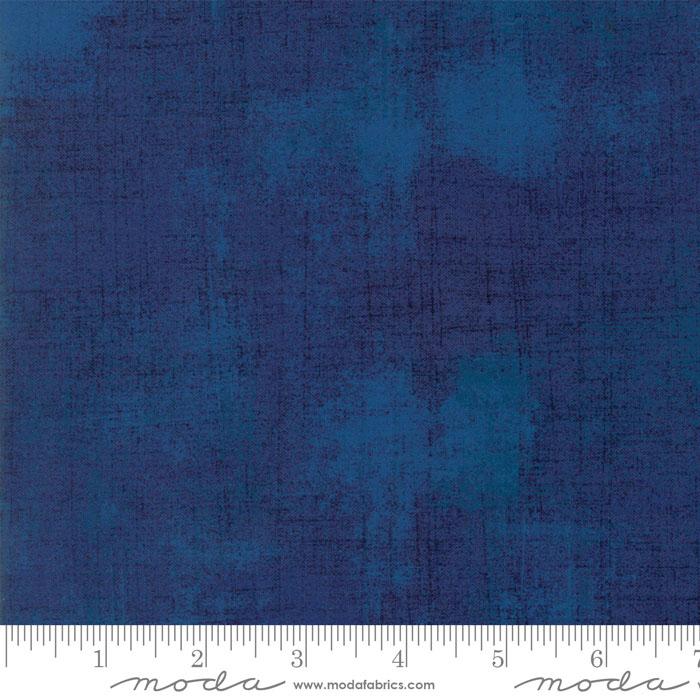 Cotton Print Blue Grunge Basics Regatta 44/45" Fabric