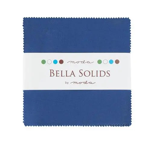 Charm Pack Precuts Blue Bella Solids 5" x 5"