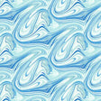 Cotton Print Blue Marble Virtuoso Fabric 44/45