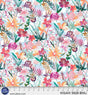 Cotton Wideback Fabric Blue Multi Whispering Gardens Floral 108"