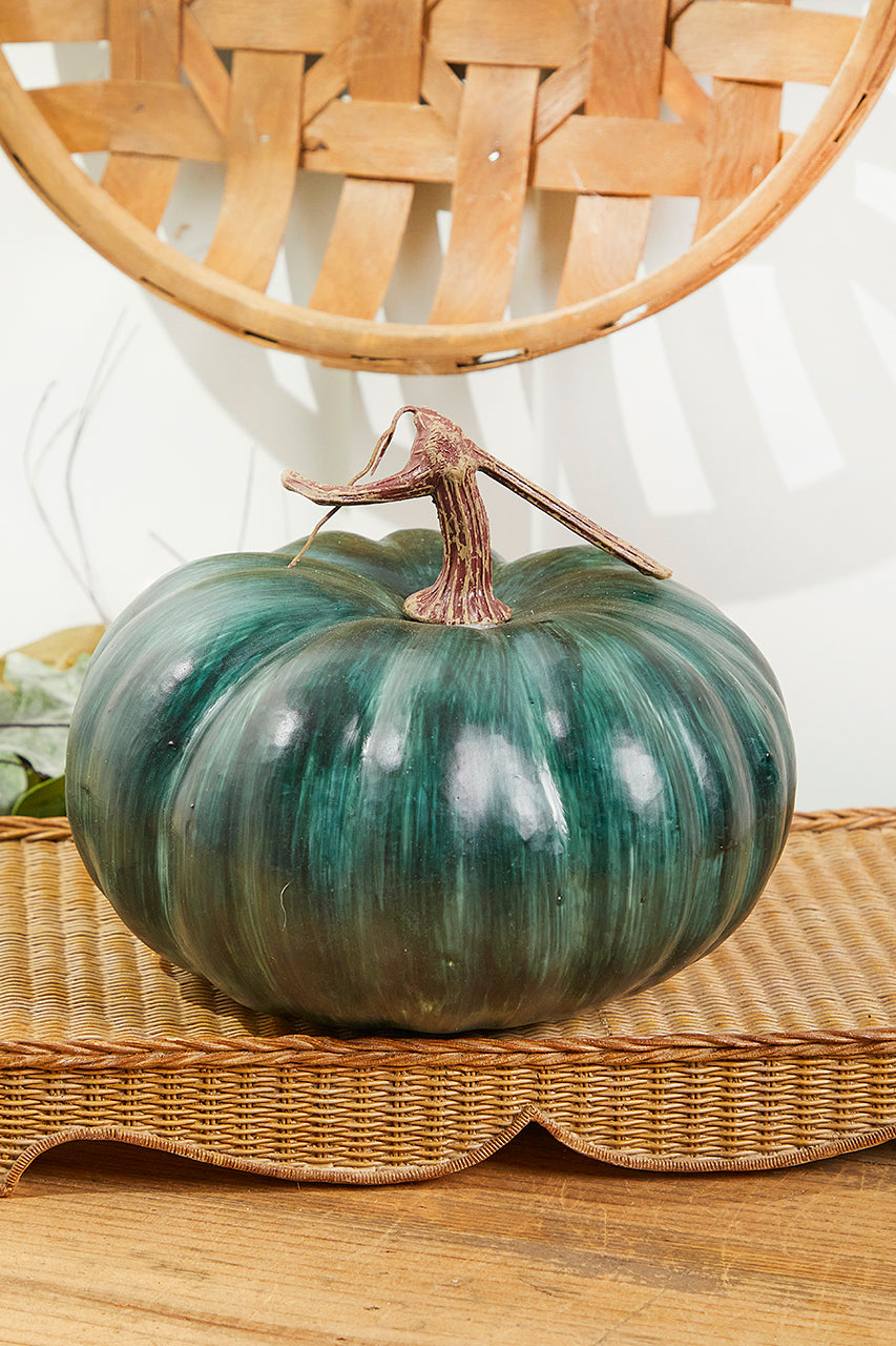 9" x 5" Blue Latex Harvest Pumpkin Vine