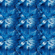 Cotton Print Blue Royal Texture Virtuoso 44/45 Fabric