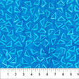 Cotton Print Blue Scattered Triangle Celebration Fabric 44/45