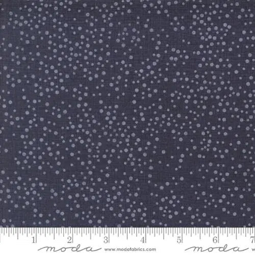 Cotton Print Blue Superbloom Dotty Thatched Fabric