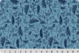 Quilting Cuddle Fabric Blue Whispering Blooms