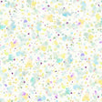 Cotton Wideback Fabric Blue Yellow Paint Splatter 108"
