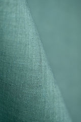 1 Yard Bluegreen Pure Linen Fabric, Washed Softened Midweight 5.5 oz 58 Inches Wide