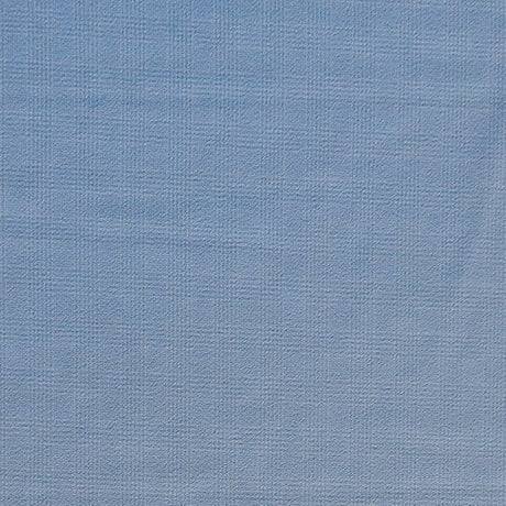 Stretch Woven Blue Lined Gingham Fabric