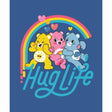 Fabric Panel Blue Care Bears Hug Life 100% Cotton