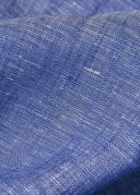 1 Yard Blue or Off White 2 Tone Melange Linen Fabric Lightweight Flat Weave 58 Inches Wide