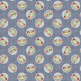Quilting Cotton Star Wars Mandalorian Baby Yoda Toss Robert Kaufman