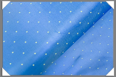 Polka Dot Lining Rayon Poly Fabric - Iridescent Polka Dot, 58" Width