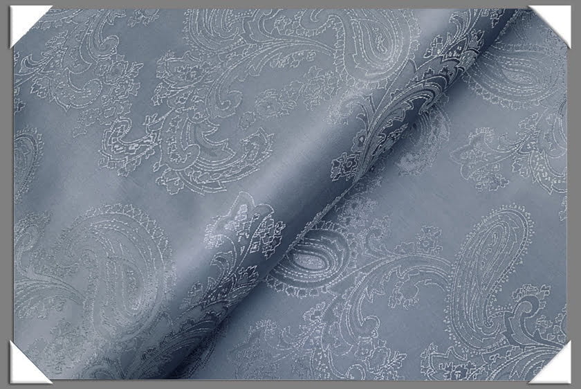 Paisley Lining 100 Percent Rayon/Poly Fabric - Iridescent Paisley, 57" Width