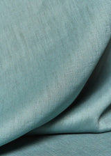 1 Yard Bluestone Pure Linen Fabric, Flat Midweight 5.5 oz 54 Inches Wide