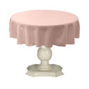 Tablecloth Dull Bridal Satin Fabric - Solid Color, 45" Round (1 Piece)