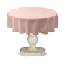 Tablecloth Dull Bridal Satin Fabric - 54" Round, Color Options (1 Piece)