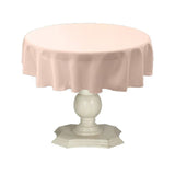 Tablecloth Dull Bridal Satin Fabric - 54" Round, Color Options (1 Piece)