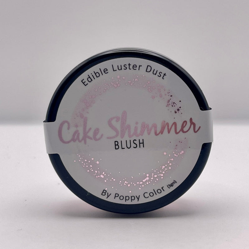 Cake Shimmer Blush by Poppy Paint 100% Edible Luster Dust 3g for Cake Decorating