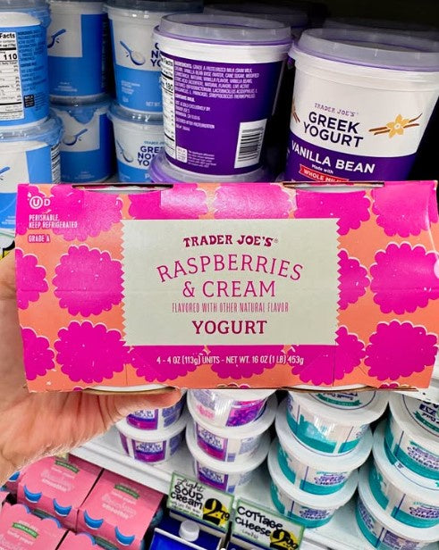 Raspberries & Cream Yogurt - 16 Oz