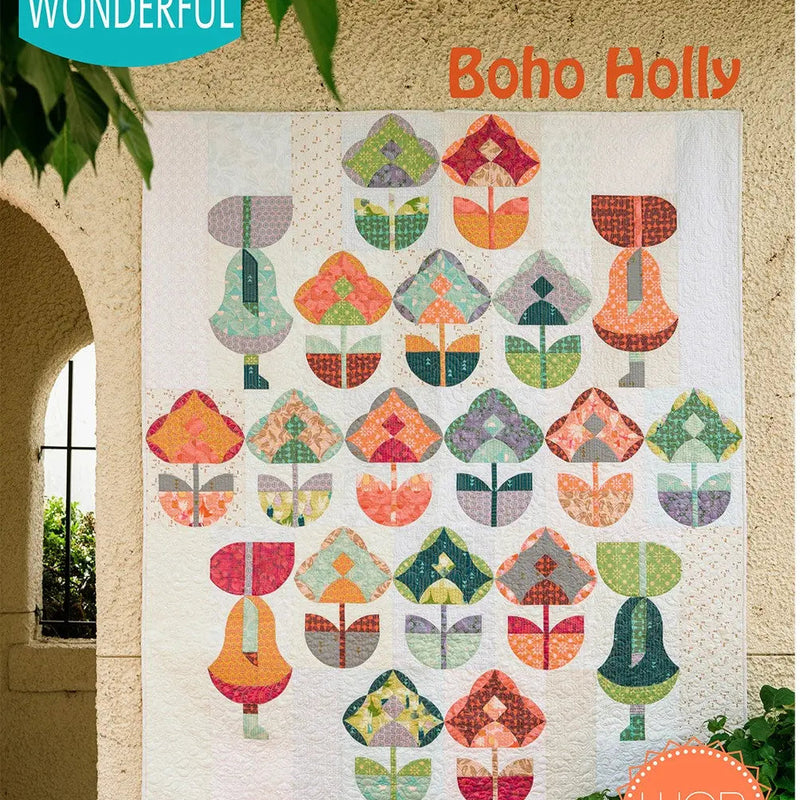Quilt Pattern Boho Holly 60 x 68