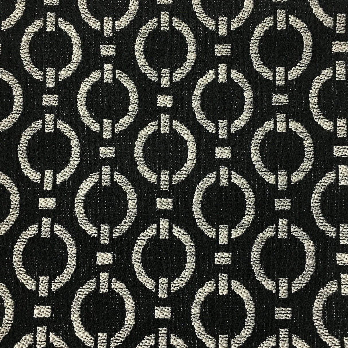 Jacquard Woven Geometric Upholstery Fabric