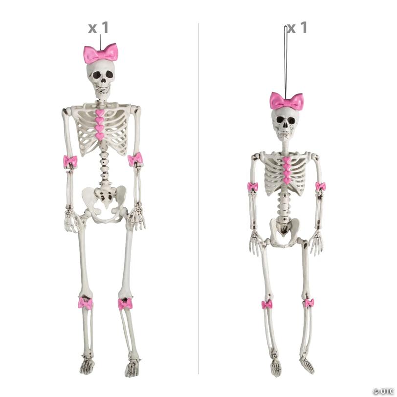 Bonita & Bella Bones Skeleton Halloween Decorating Kit - 2 pc